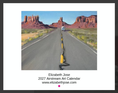 2027 Airstream Art Calendar